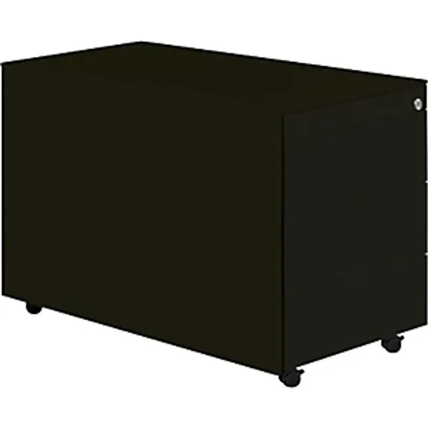MAUSER Drawer Pedestal With Castors - HxD 570 X 800mm - Steel Top, 3 Drawers, Gr