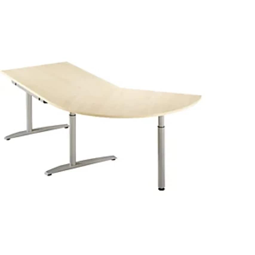 FM HANNA - Add-on Table - Height Adjustable From 680 - 820mm - 3/8 Circle With S
