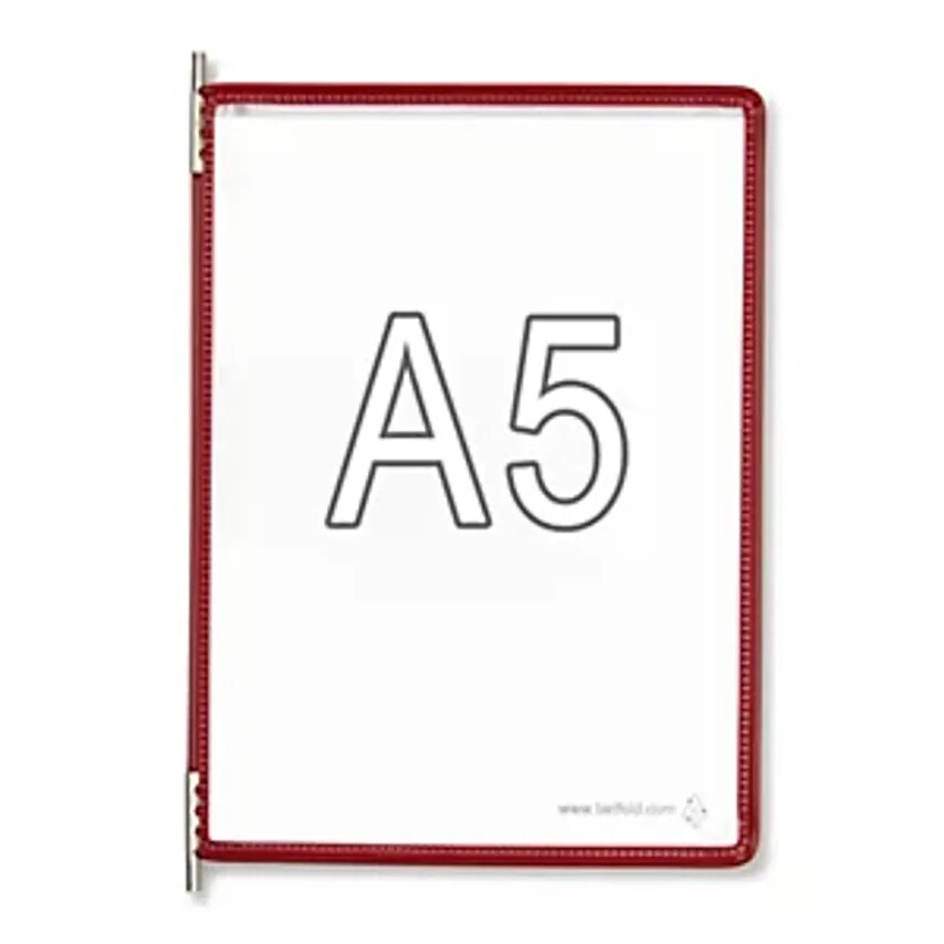 Tarifold Clear View Panel, Pack Of 10, For A5, Red