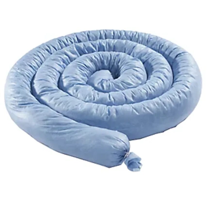SCHLLER Absorbent Fleece Sock, Oil Version, 75mm X 3000mm, Blue, Pack Of 8