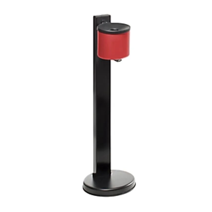 SIMON, EVERS & CO. GMBH Safety Pedestal Ashtray, Round, 150/250mm, Stainless Ste