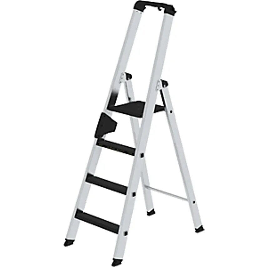 MUNK GmbH CLIP-STEP Step Ladder, Single Sided Access, Slip Resistant R13, Durabl
