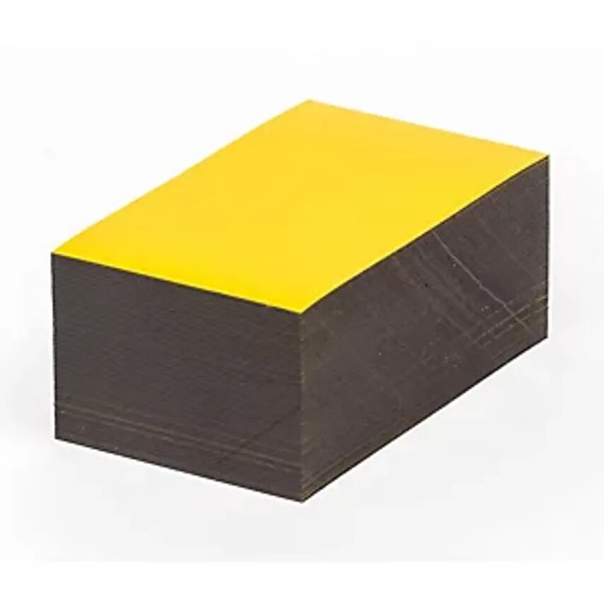 HAAS Magnetic Storage Labels, Yellow, HxW 30 X 100mm, Pack Of 100