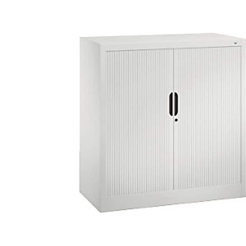C&P Roller Shutter Cupboard With Horizontal Shutter - HxWxD 1030 X 1000 X 420mm