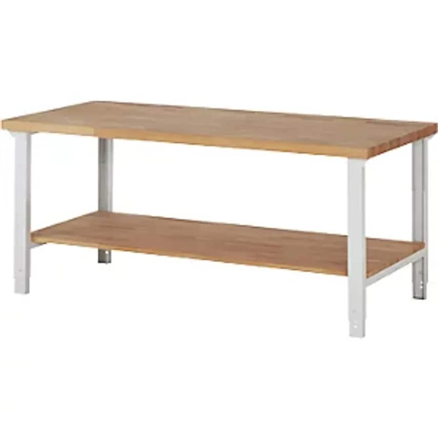 EUROKRAFTpro Workbench, Modular System, 1 Shelf, Depth 900mm, Width 2000mm