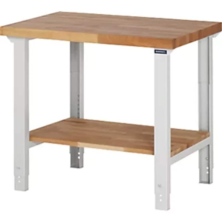 EUROKRAFTpro Workbench, Modular System, 1 Shelf, Depth 700mm, Width 1000mm