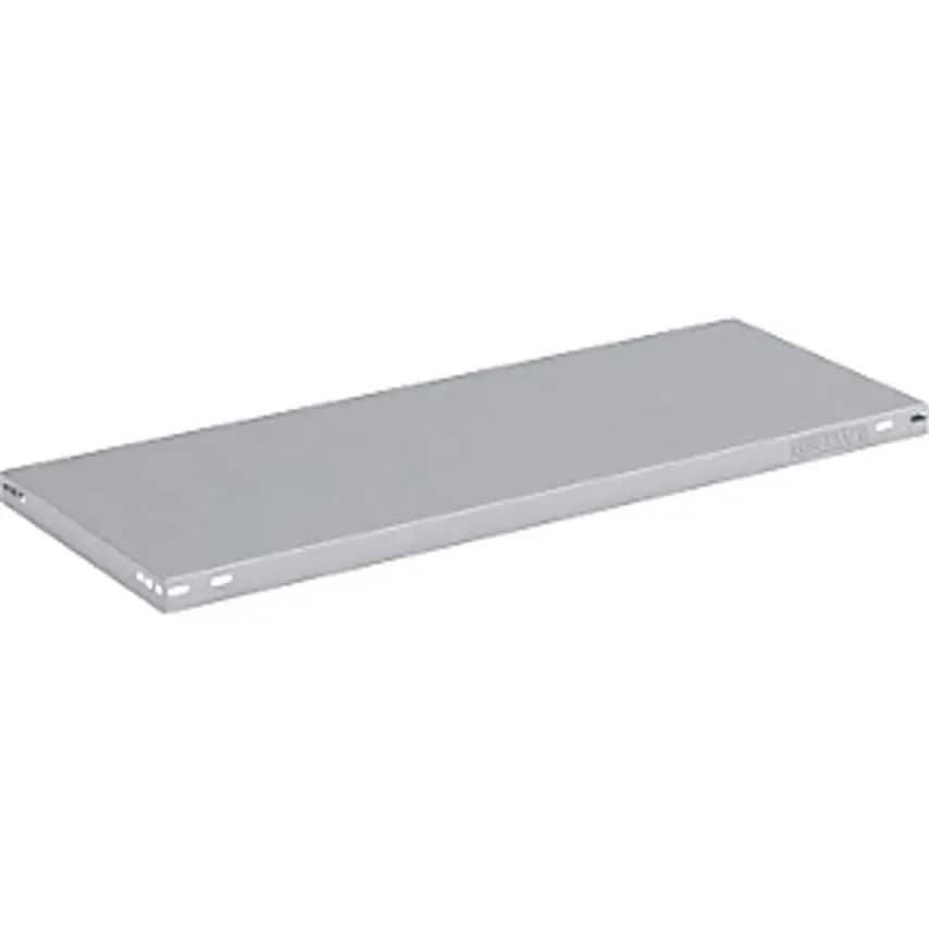 EUROKRAFTpro Steel Shelf, Max. Load 125 Kg, Zinc Plated, WxD 1000 X 500mm