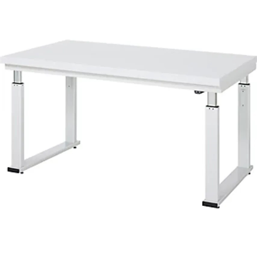 RAU Work Table - Electric Height Adjustment - Hardened Laminate Worktop, Max. Lo