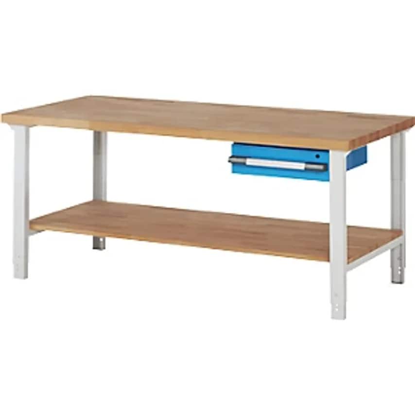 EUROKRAFTpro Workbench, Modular System, 1 Drawer, 1 Shelf, Depth 900mm, Width 20