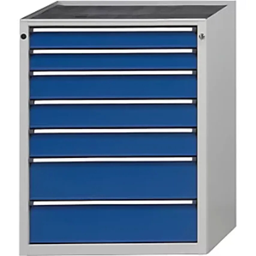ANTON KESSEL GMBH Drawer Cupboard, WxD 760 X 675mm, 7 Drawers, Height 980mm, Fro