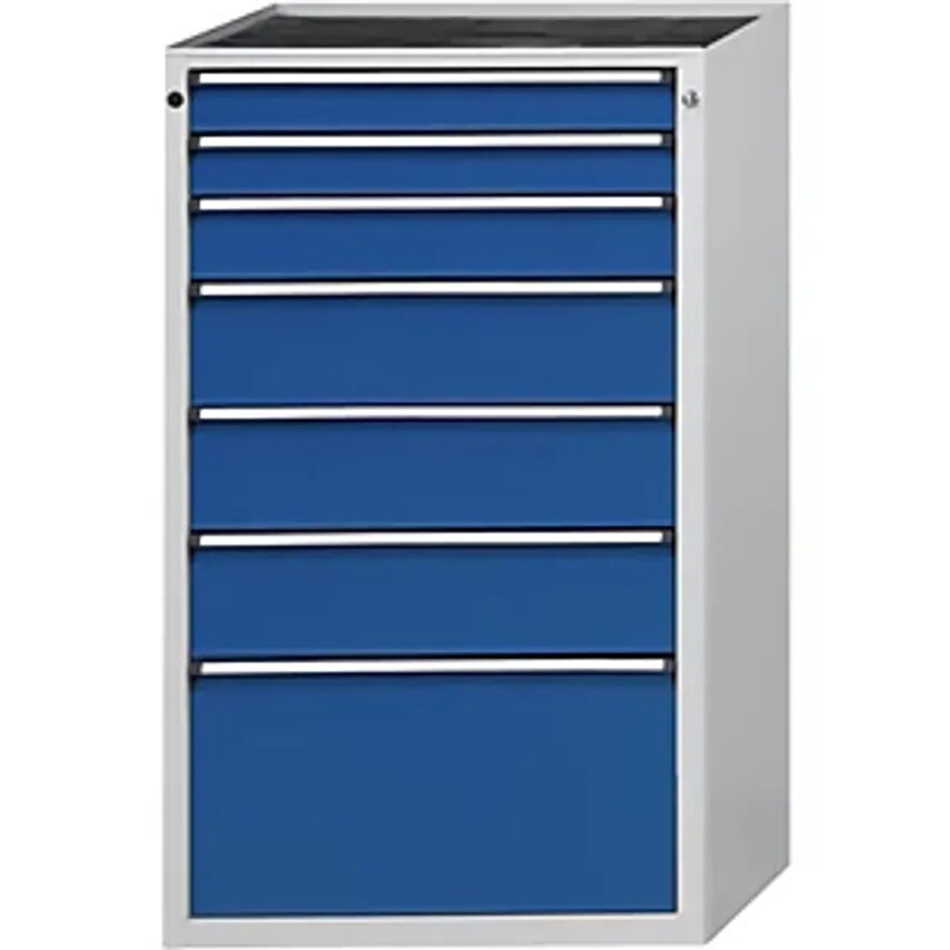 ANTON KESSEL GMBH Drawer Cupboard - WxD 760 X 675mm - 7 Drawers, Height 1280mm,