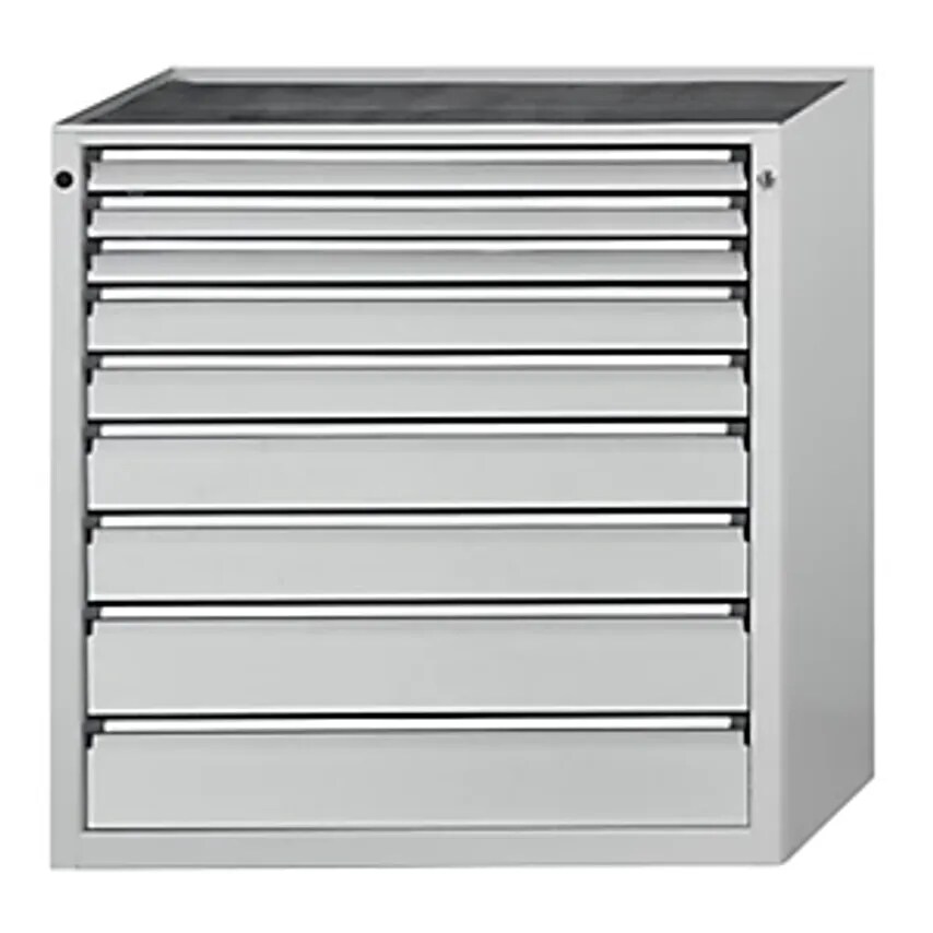 ANTON KESSEL GMBH Drawer Cupboard, WxD 910 X 675mm, 9 Drawers, Height 980mm, Fro