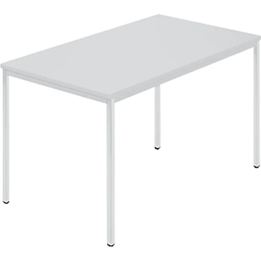 SODEMATUB Rectangular Table, Coated Rectangular Tubing, WxD 1200 X 800mm, Grey/G