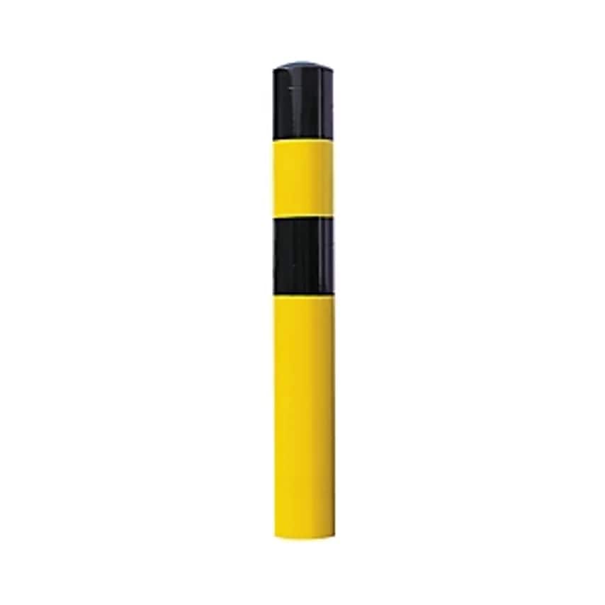 Moravia Crash Protection Bollard, Size XL, Black/Yellow, For Concreting In