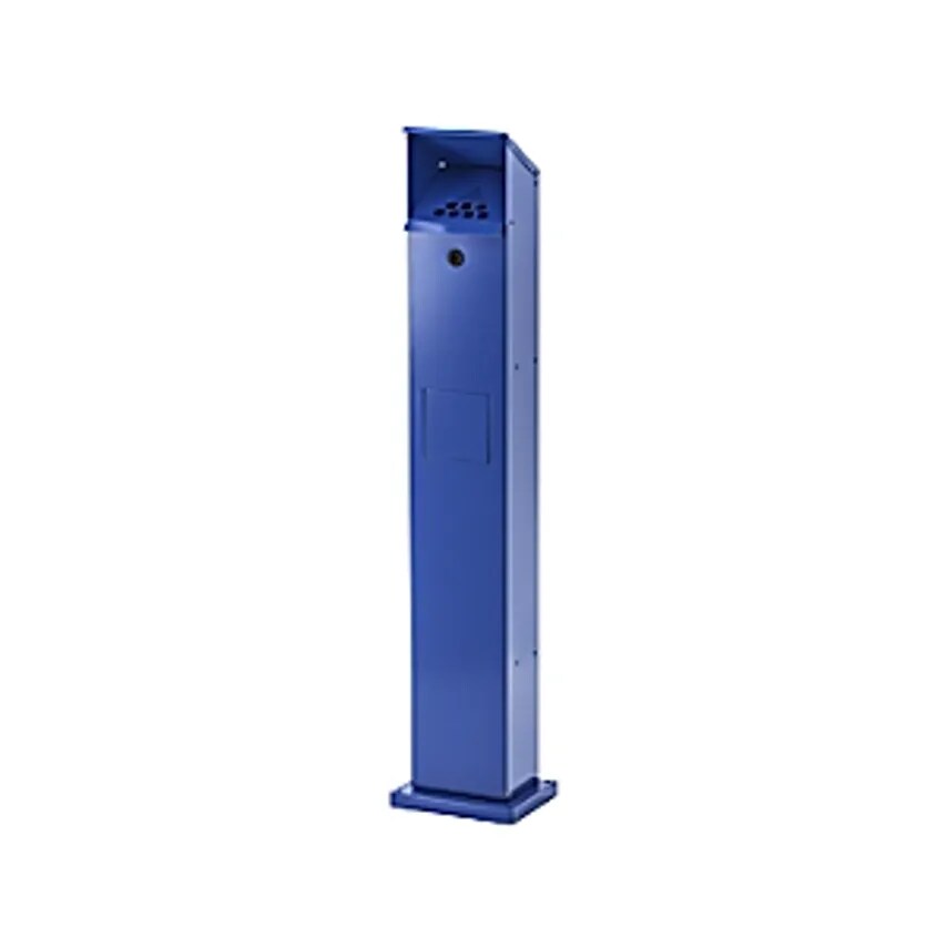 VAR Combination Column Ashtray, Capacity 5 L, WxHxD 180 X 1150 X 150mm, Sheet St