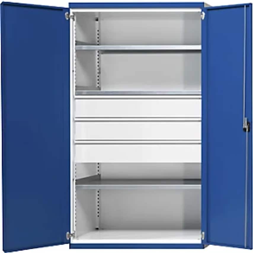 ANTON KESSEL GMBH Heavy Duty Cupboard With 3 Shelves, 3 Drawers 180mm, HxWxD 195