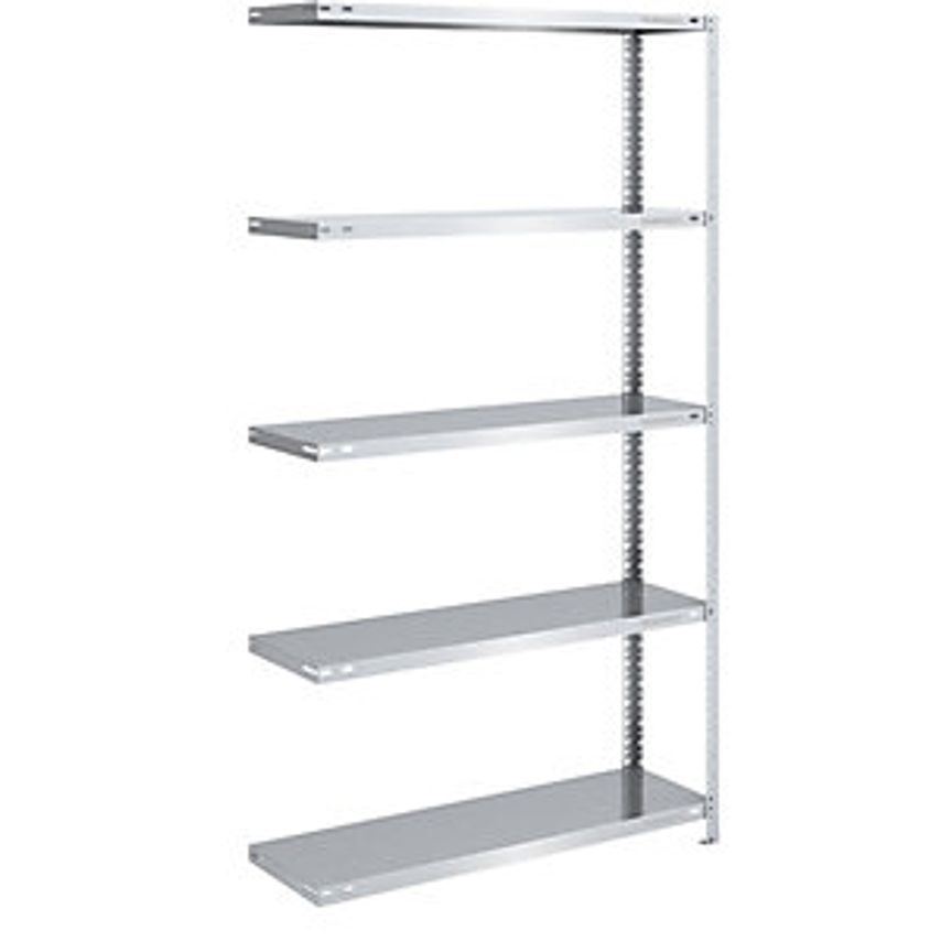EUROKRAFTpro Bolt-together Storage Shelving - Zinc Plated - Height 2000mm, Width