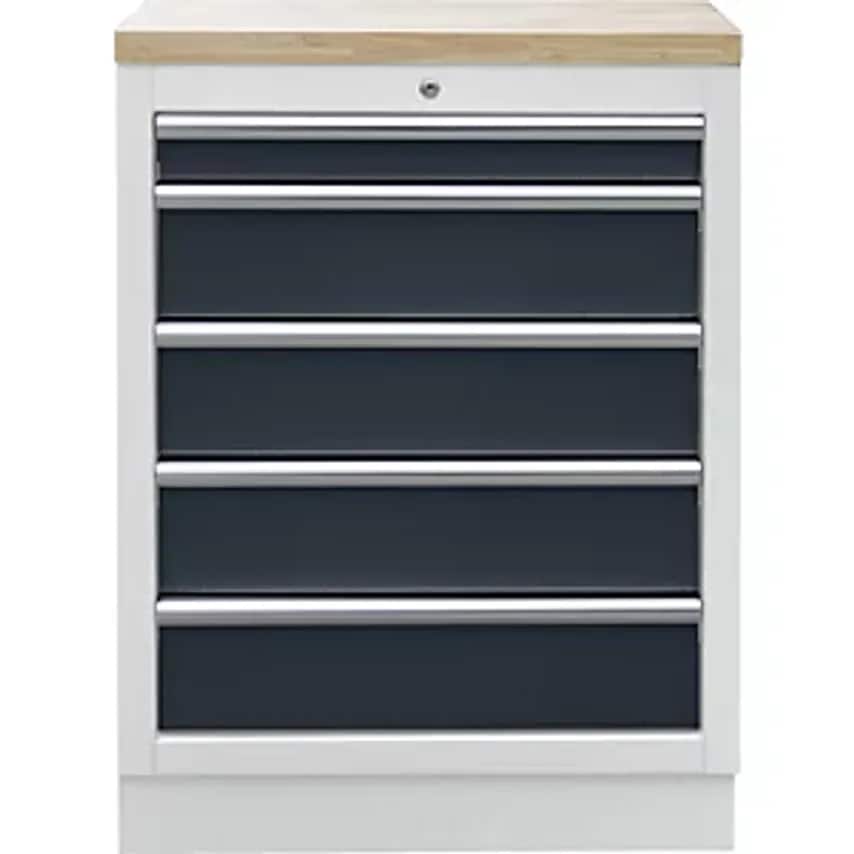 SIMON, EVERS & CO. GMBH Drawer Base Cupboard, With 5 Drawers, HxWxD 910 X 680 X