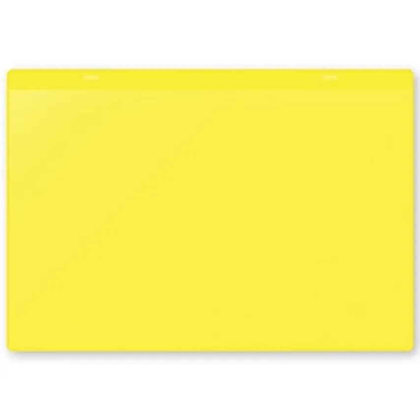 Beaverswood Document Pouches, Self Adhesive, A4 Landscape, Pack Of 10, Yellow