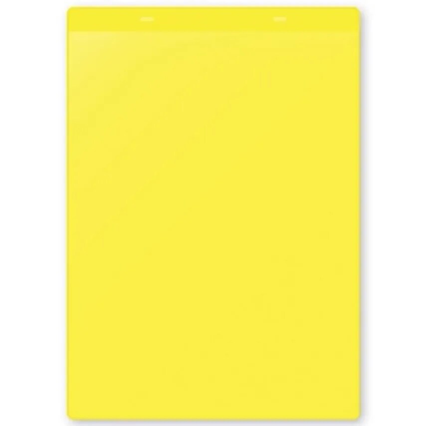 Beaverswood Document Pouches, Self Adhesive, A4 Portrait, Pack Of 10, Yellow