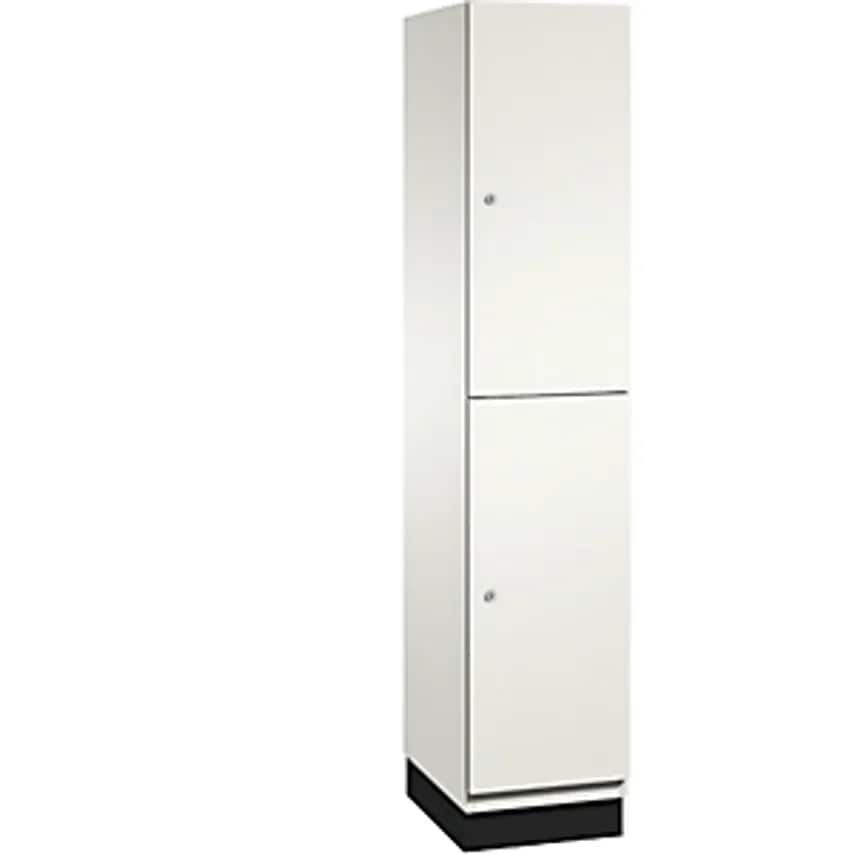 C&P CAMBIO Locker Unit With Sheet Steel Doors And Coat Rail - 2 Compartments - W