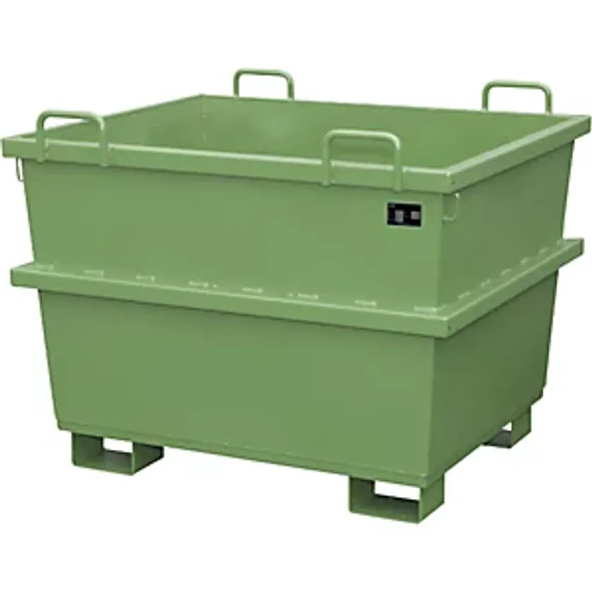 EUROKRAFTpro Universal Container, Capacity 0.75 M, Reseda Green- you get 2