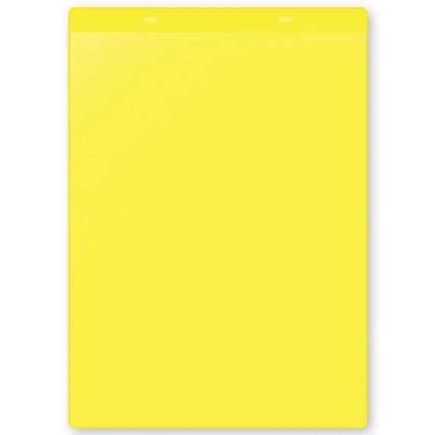 Beaverswood Document Pouches, Magnetic, A4 Portrait, Pack Of 50, Yellow