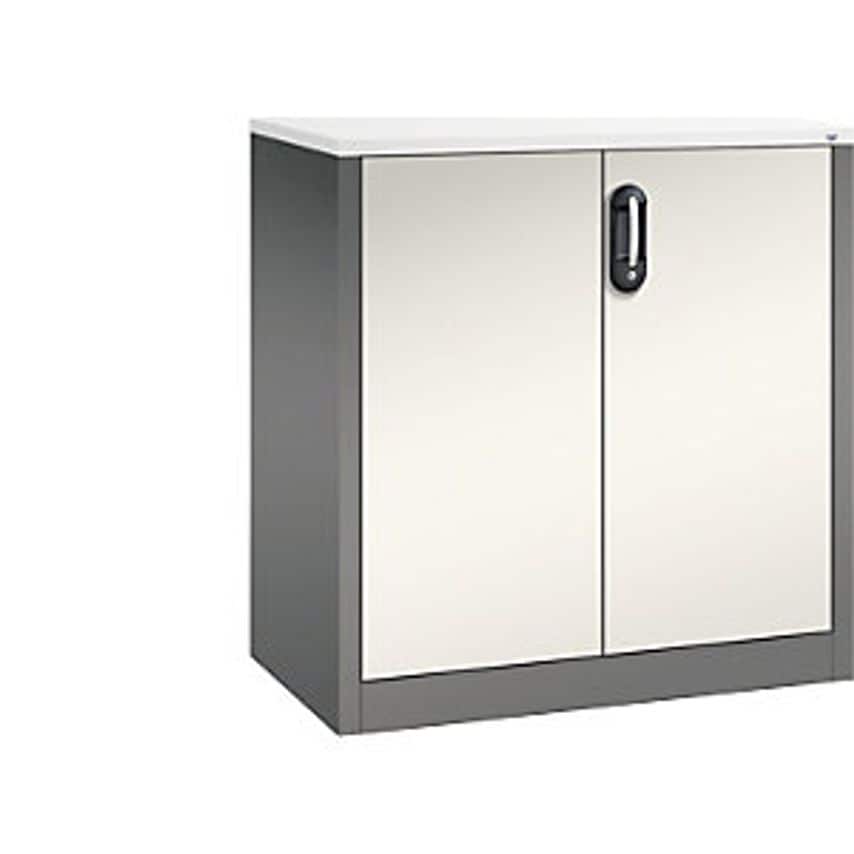 C&P ACURADO Filing Sideboard, 2 File Heights, HxWxD 1000 X 930 X 500mm, Volcanic