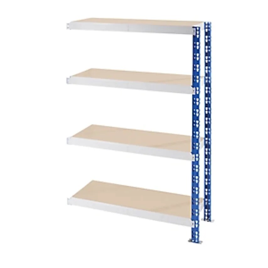 EUROKRAFTpro Universal Boltless Shelving Unit - Robust - Chipboard Shelves, HxWx