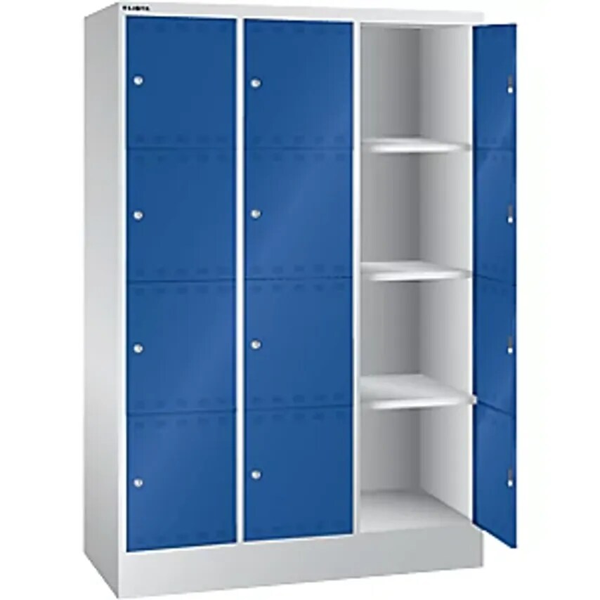 Lista Battery Charging Cabinet With Lockable Compartments - With 3 X 4 Compartme