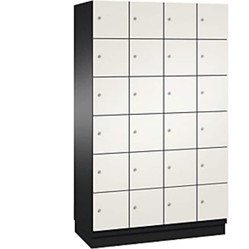 C&P CAMBIO Compartment Locker With Sheet Steel Doors - 24 Compartments - Body Bl