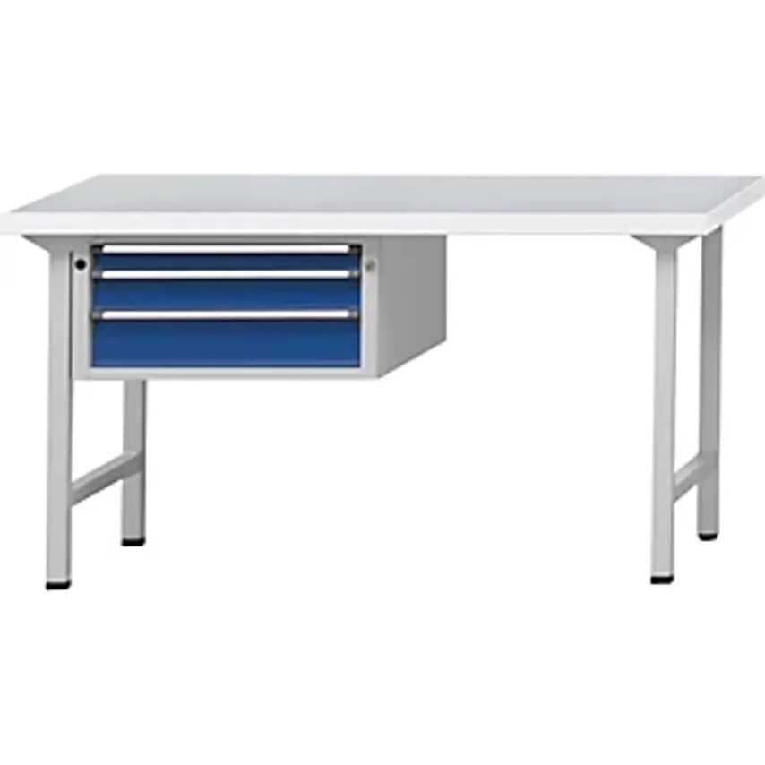 ANTON KESSEL GMBH Workbench, Frame Construction, 3 Drawers, Universal Worktop