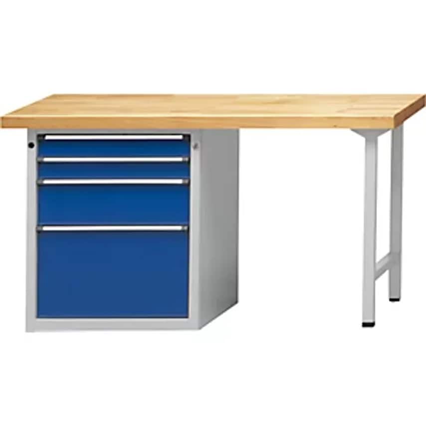 ANTON KESSEL GMBH Workbench, Frame Construction, 4 Drawers With 2 X 90, 1 X 180,
