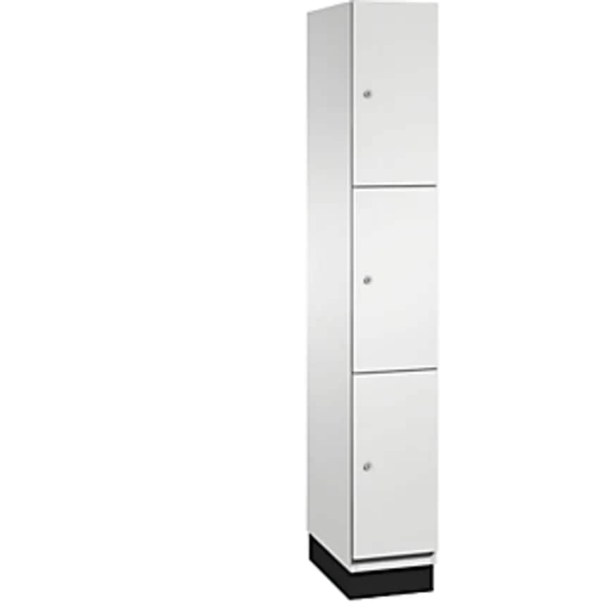 C&P CAMBIO Compartment Locker With Sheet Steel Doors - 3 Compartments - Width 30