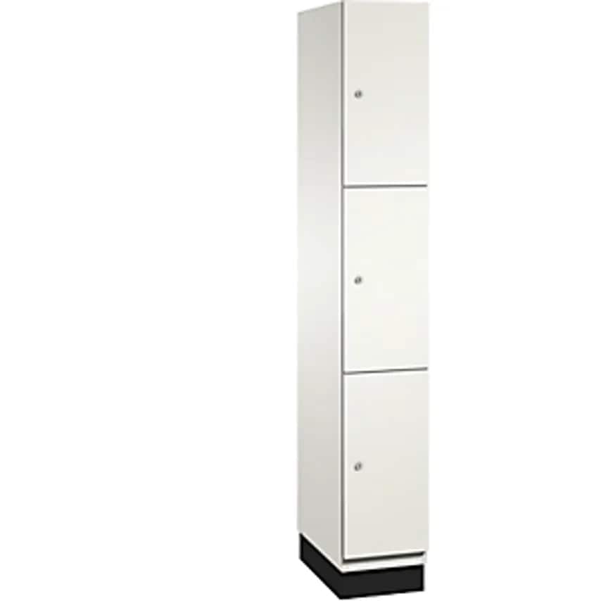C&P CAMBIO Compartment Locker With Sheet Steel Doors - 3 Compartments - Width 30