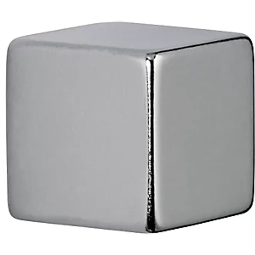 Neodymium Cube Magnets, Nickel Plated