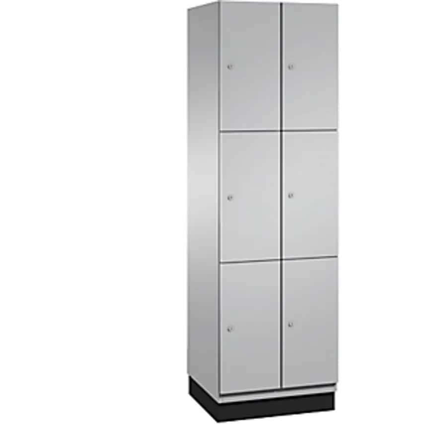 C&P CAMBIO Compartment Locker With Sheet Steel Doors - 6 Compartments - Width 60