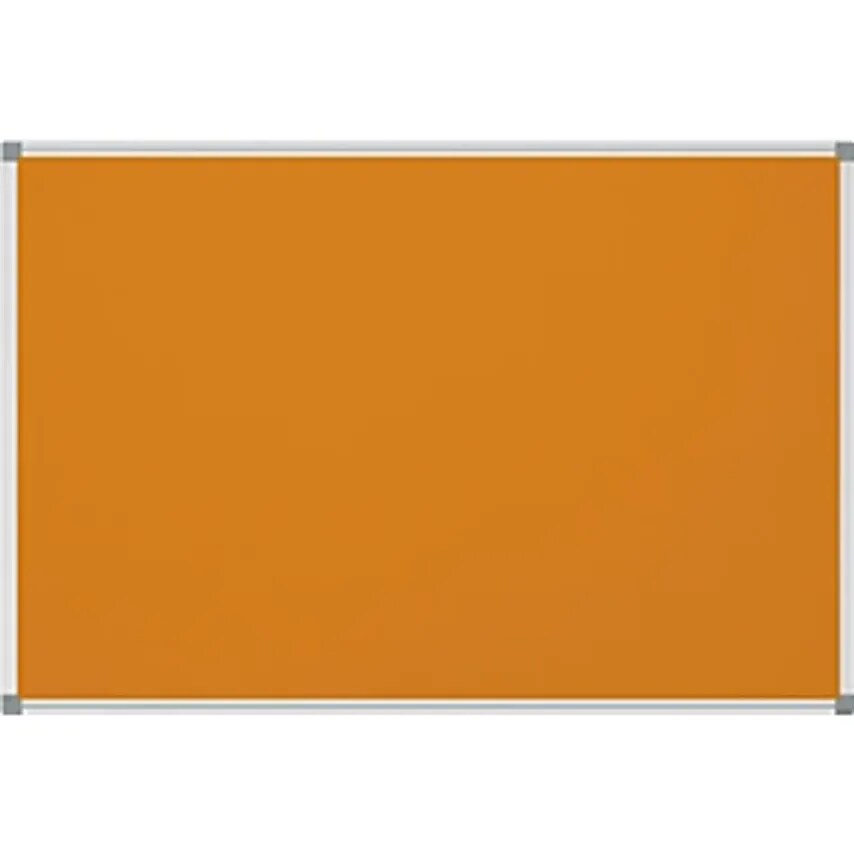 Maul STANDARD Pin Board, Sturdy, Fabric, Orange, WxH 1800 X 900mm