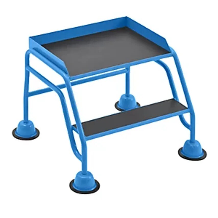 EUROKRAFTpro Mobile Safety Steps, Platform And Steps With Phenolic Plywood Panel