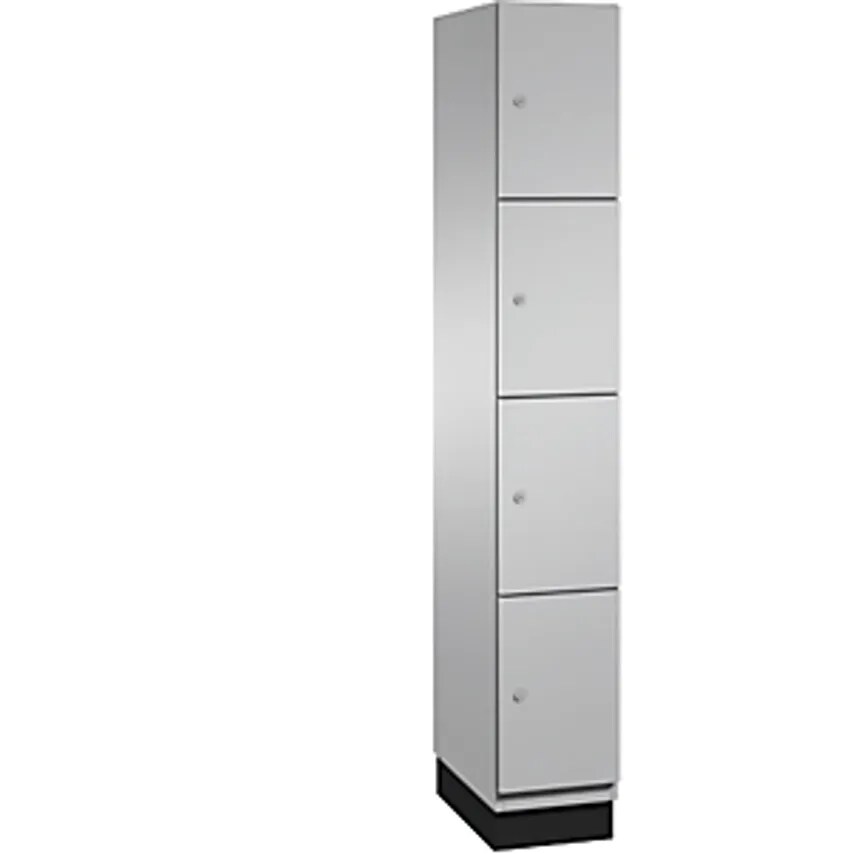 C&P CAMBIO Compartment Locker With Sheet Steel Doors - 4 Compartments - Width 30