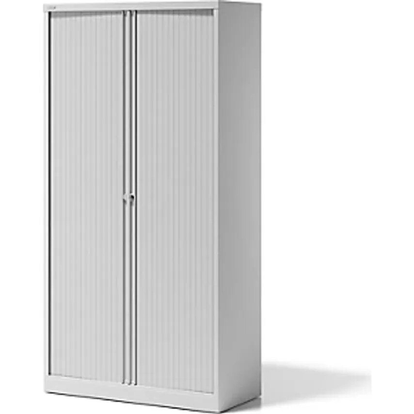 Bisley ESSENTIALS Roller Shutter Cupboard, HxWxD 1970 X 1000 X 470mm, 4 Shelves,