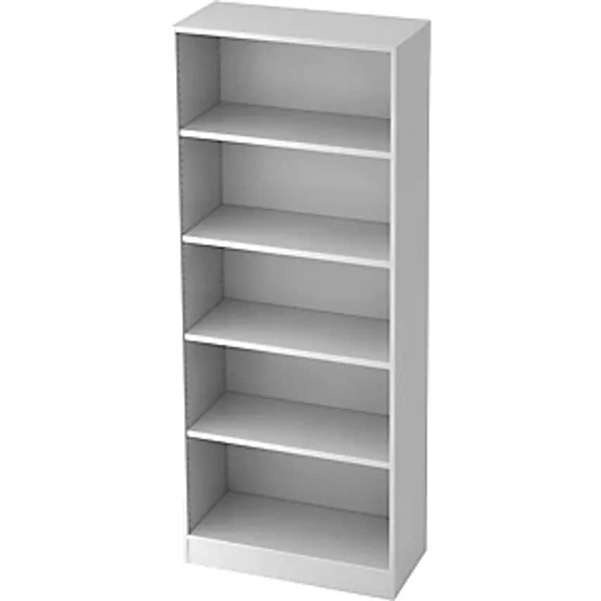 HAMMERBACHER FINO - Office Shelf Unit, 4 Shelves, White