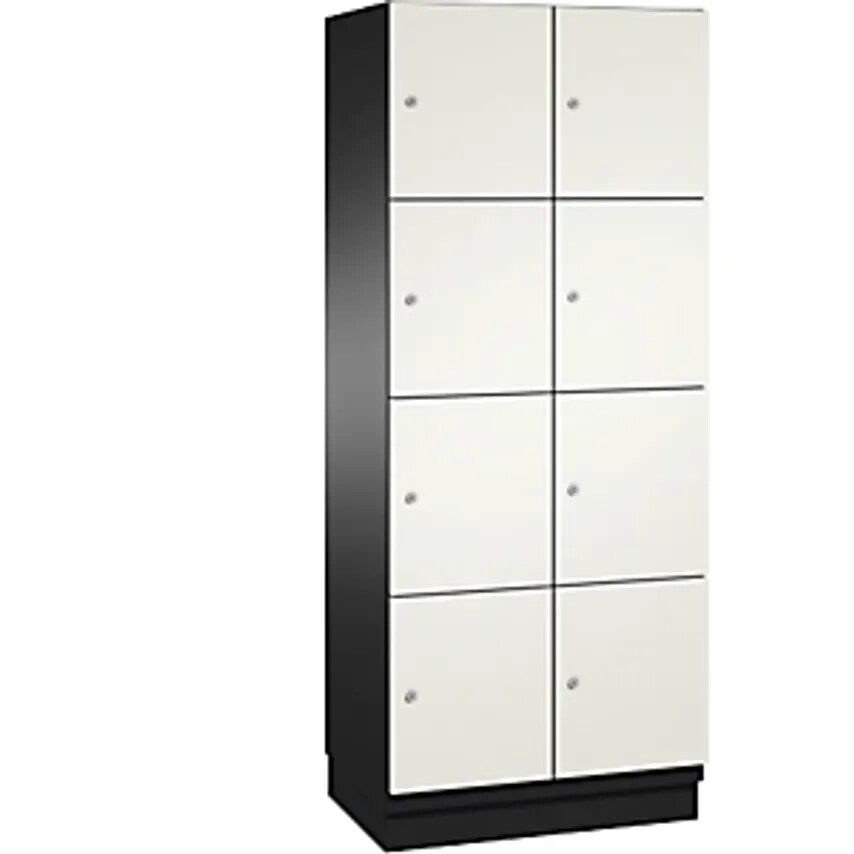 C&P CAMBIO Compartment Locker With Sheet Steel Doors - 8 Compartments - Width 80