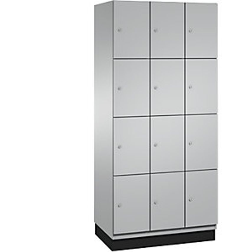 C&P CAMBIO Compartment Locker With Sheet Steel Doors - 12 Compartments - Width 9