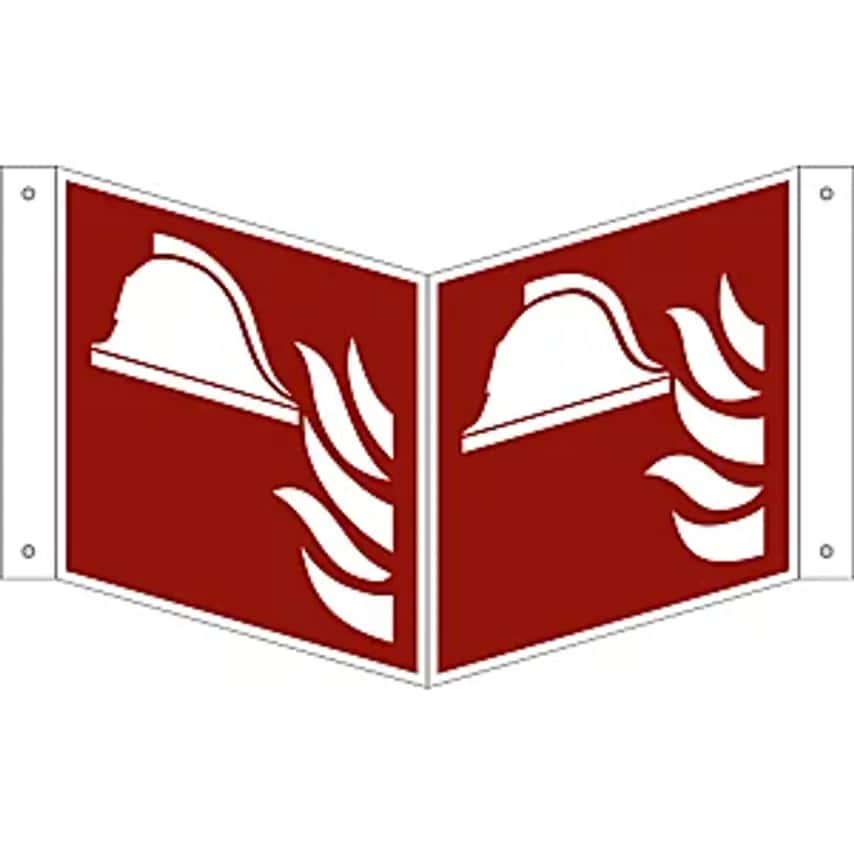 MARAHRENS Fire Protection Sign - Collection Of Fire Fighting Equipment - Plastic