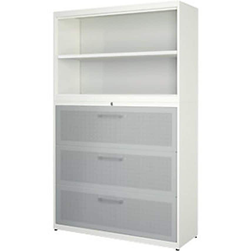 MAUSER Cupboard Combination With Sliding Doors - Width 1200mm - Pure White/White