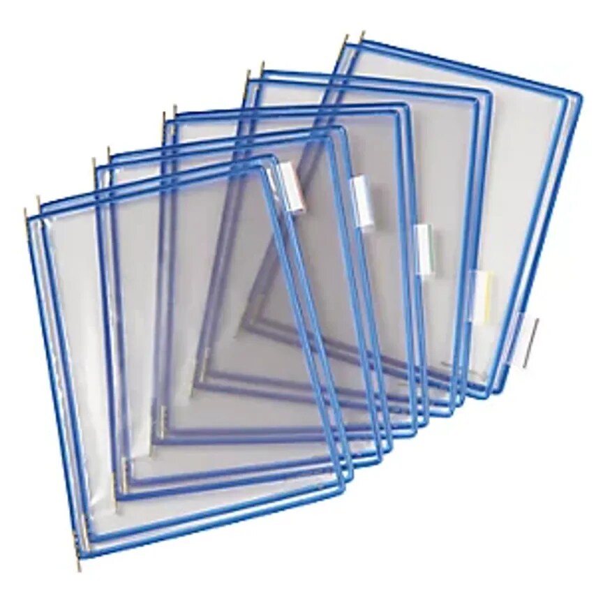 Tarifold Clear View Panel, Pack of 10, For A4, Blue- you get 3
