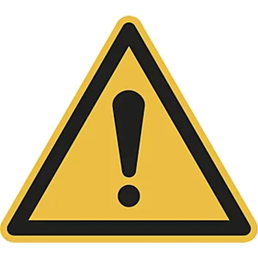 MARAHRENS Hazard Signs, Hazard Point, Pack Of 10, Plastic, Leg Length 200mm