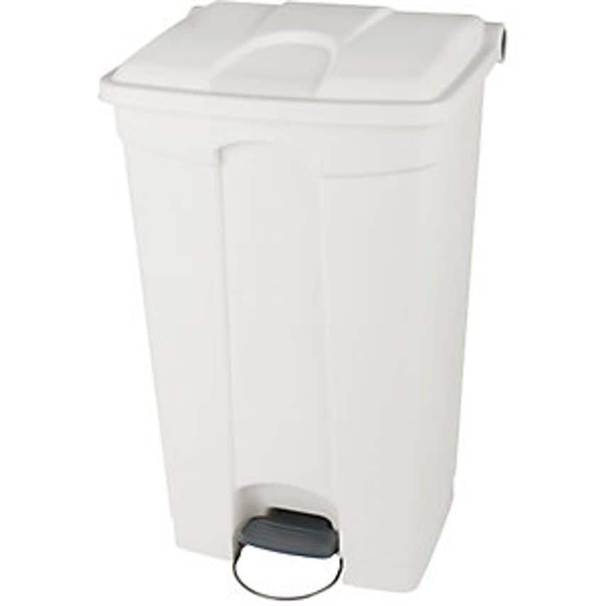 EUROKRAFTpro Pedal Waste Collector, Capacity 90 L, WxHxD 505 X 790 X 410mm, Whit