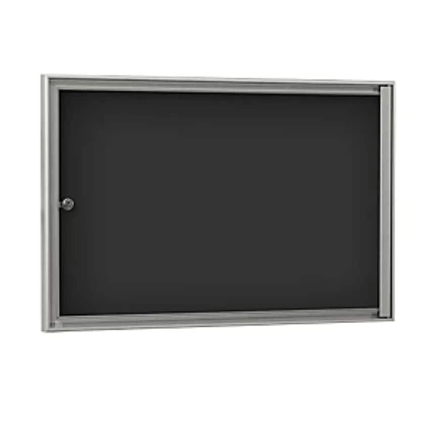 SCHAAR Display Case For Indoor Use, External Depth 27mm, For A2, Rear Panel Grey